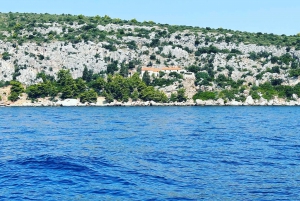 Depuis Split/Trogir : Lagon bleu et 2 îles - demi-journée privée