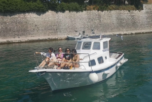 Tour privado en barco por las islas de Zadar con bebidas