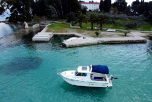 Excursão particular de barco pelas ilhas de Zadar com bebidas