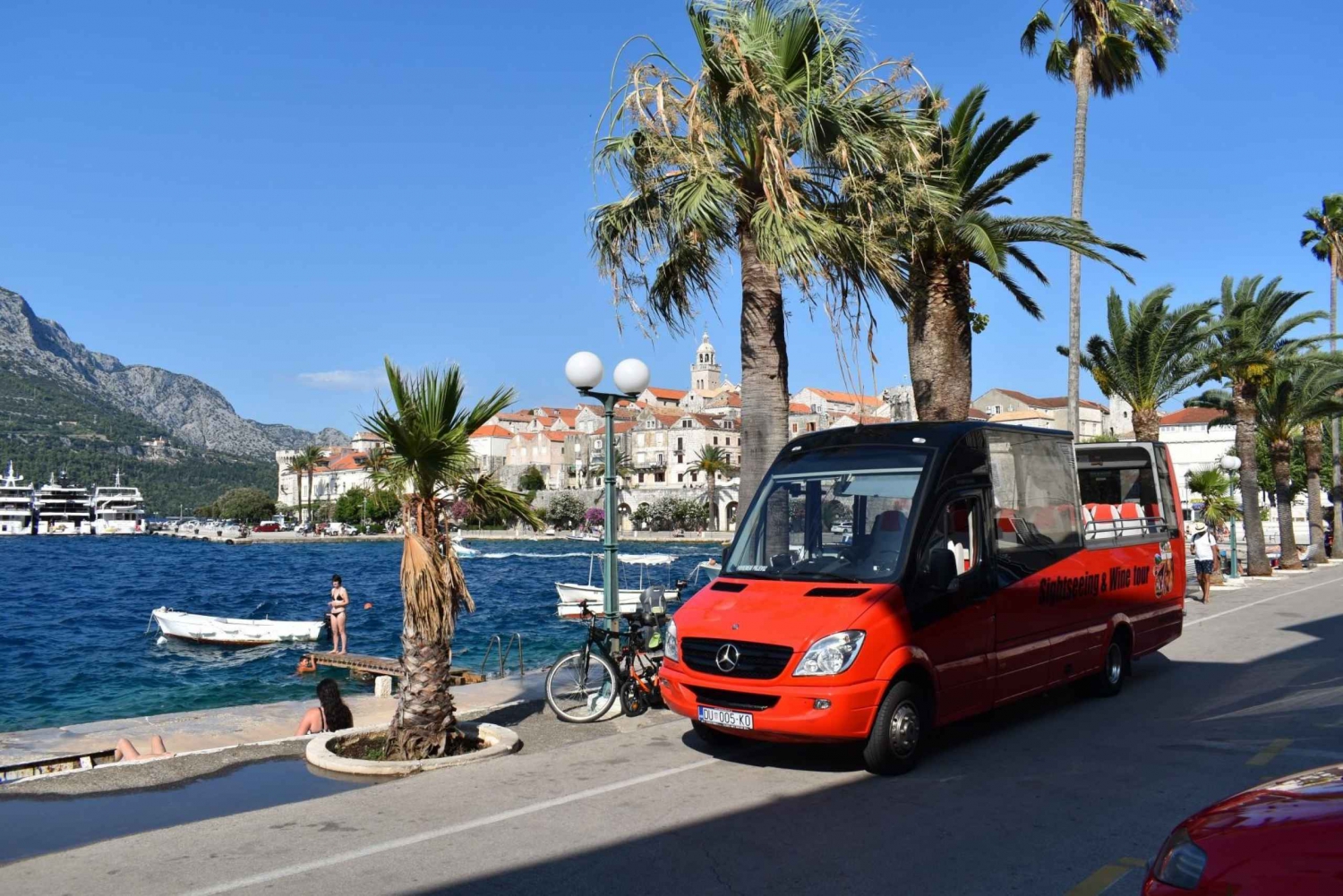 Prive Korčula eiland: Wijn & sightseeingtour