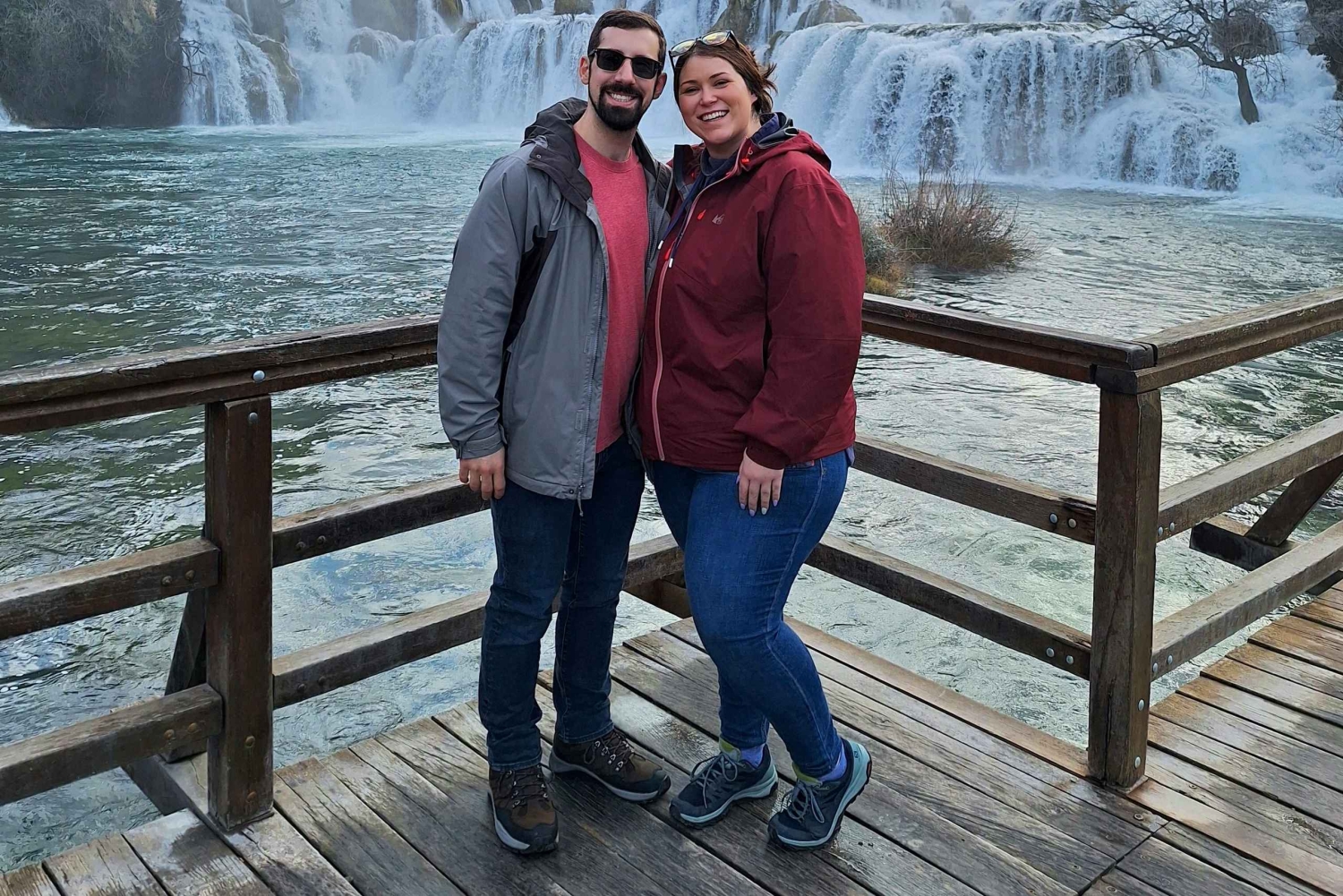 Privat tur til Krka-vandfaldene fra Split med vinprøve og frokost