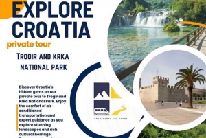 Privat tur från Split-området: Trogir och Krka nationalpark