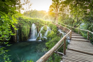 Visite privée du parc national de Plitvice au départ de Dubrovnik
