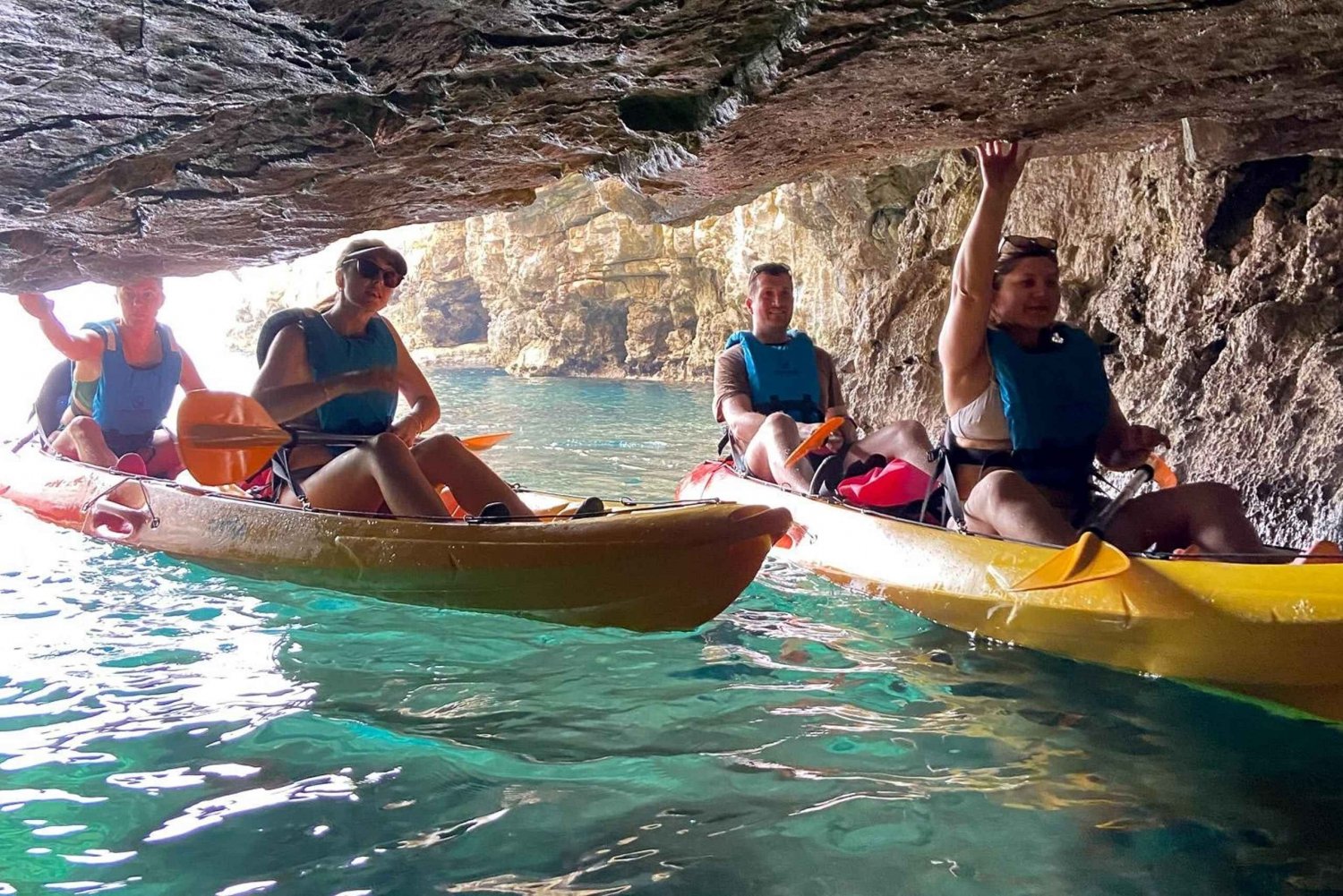 Pula: 3-hrs Kayak, Cliffs & Snorkeling Small Group Adventure