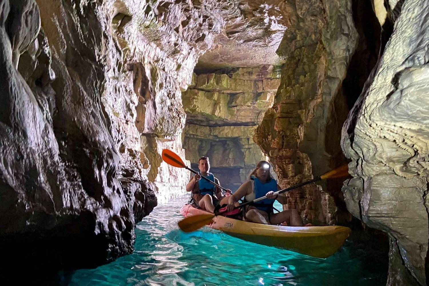 Pula: 3-hrs Kayak, Cliffs & Snorkeling Small Group Adventure