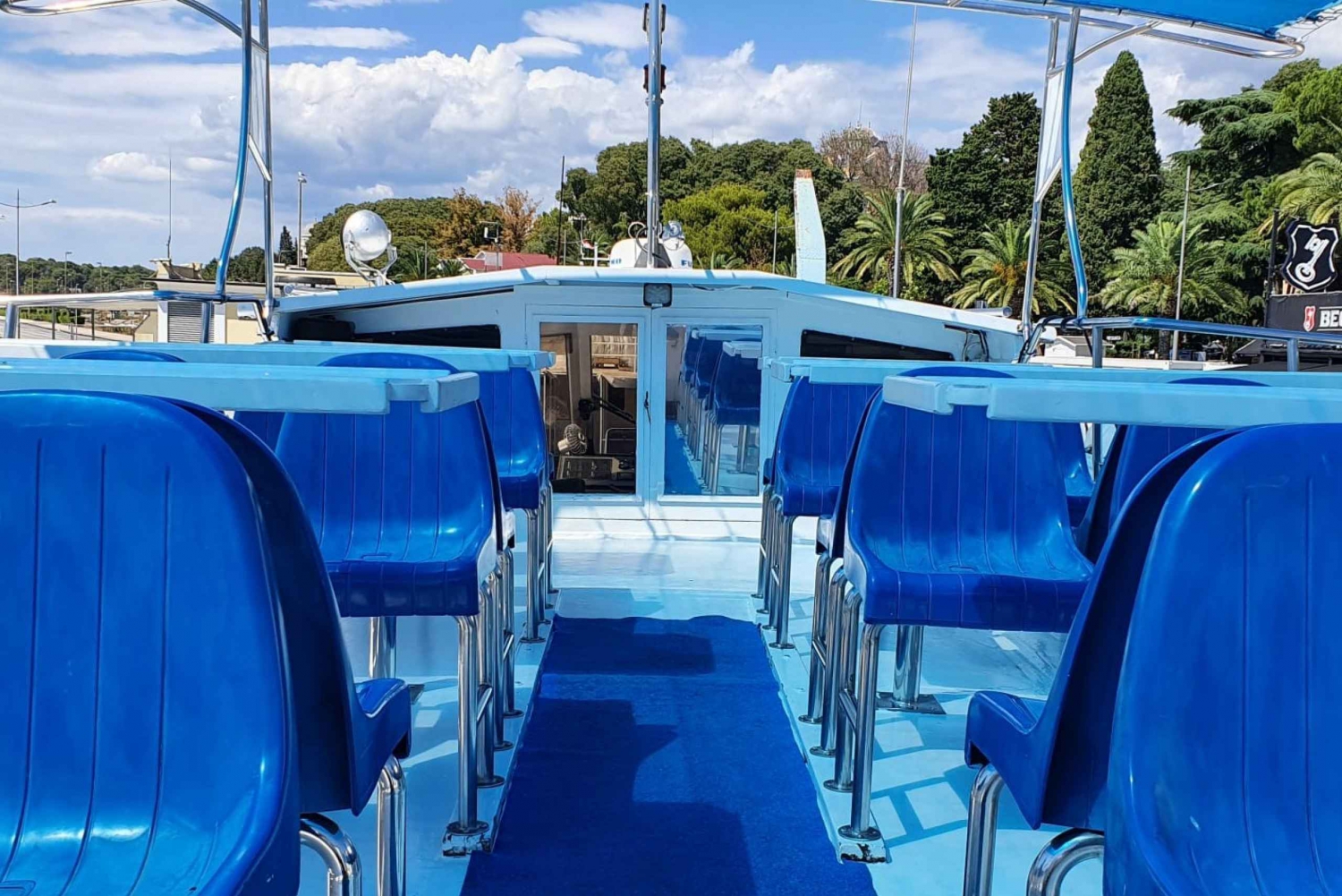 Pula: Brijuni Dolphin Watching Tour with Dinner and Drinks