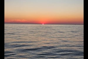 Pula: rondvaart bij zonsondergang naar de Brijuni-eilanden met dolfijnen en diner