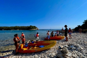 Pula: Kajakkutflukt til grotter, canyon og øyer Snorkle og utforsk