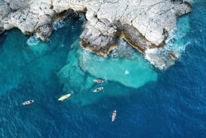 Pula: Cave Sunset/Night Tour in Transparent Kayak