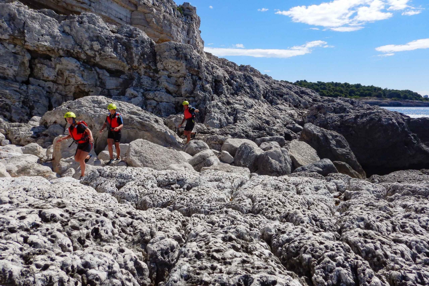 Pula: Coasteering Adventure with Guide and Photos