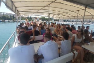 Pula: Dolfijn Zonsondergang Cruise naar Brijuni met Diner & Drankjes