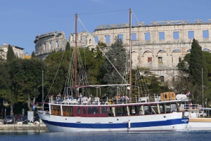 Pula: Dolphin Watching Cruise with Dinner and Drinks