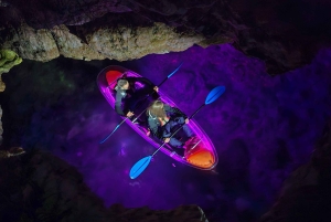 Pula: Istria Cave LED Illuminated Kayak Tour by Night