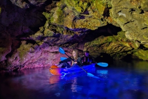 Pula: Istria Cave LED Illuminated Kayak Tour by Night