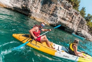 Pula: Kajakowa przygoda z nurkowaniem w jaskiniach i na wyspie
