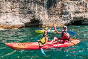 Pula: Kajakäventyr med snorkling i grottor och på öar