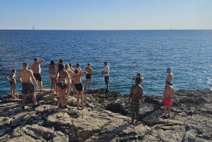 Pula: Kajakki Tour-Cliff hyppääminen, snorklaus & ilmainen GoPro kuvia