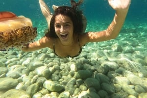 プーラ:カヤックツアー-クリフジャンピング、シュノーケリング、GoPro写真無料プレゼント