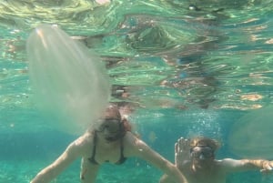 プーラ:カヤックツアー-クリフジャンピング、シュノーケリング、GoPro写真無料プレゼント