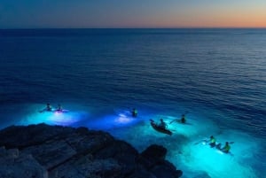 Pula: Night Kayak Tour with Glowing Kayaks