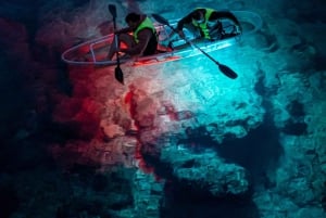 Pula: Night Kayak Tour with Glowing Kayaks
