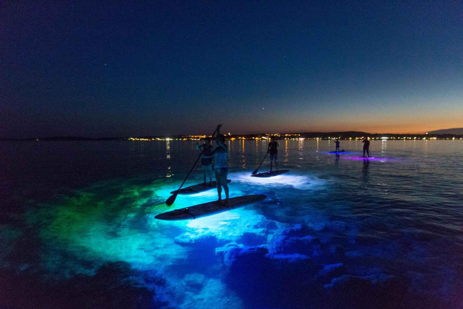 Pula: Night LED Stand-Up Paddle Board Tour