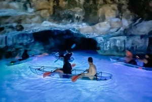 Pula: Night-Time Sea Kayaking Tour in Transparent Kayak