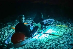 Pula: Night-Time Sea Kayaking Tour in Transparent Kayak