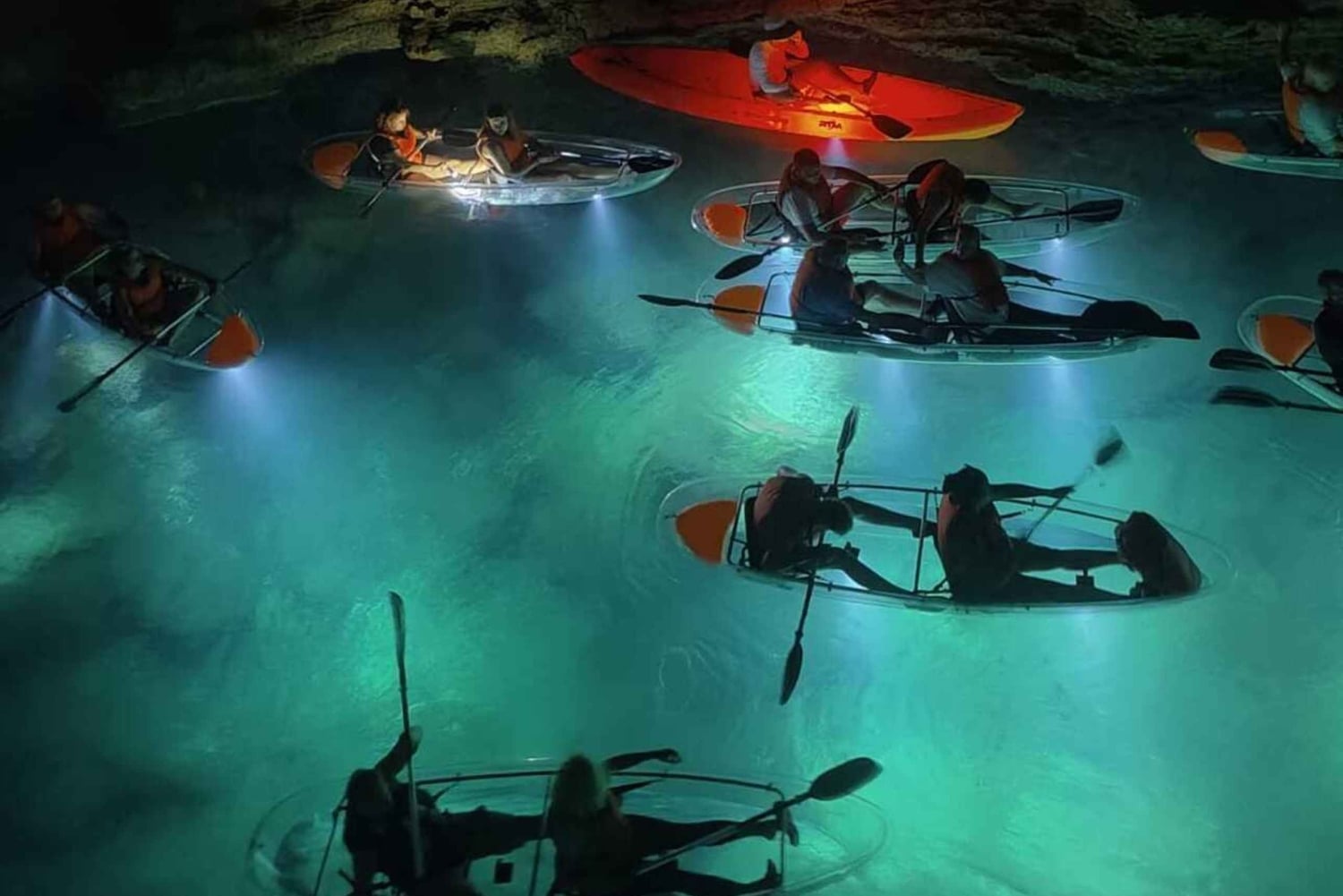 Pula: passeio noturno em caiaque transparente com observação de estrelas