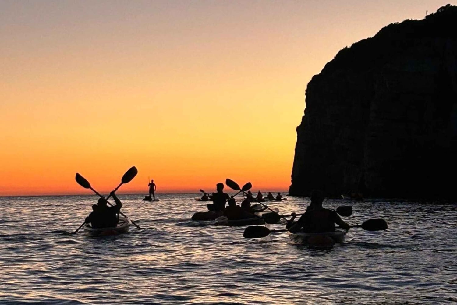 Pula: passeio noturno em caiaque transparente com observação de estrelas