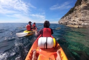 Pula: Aventura en el mar: barco, kayak, snorkel y saltos desde acantilados