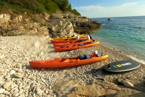 Pula: Sea Cave and Cliffs Guided Kayak Tour in Pula
