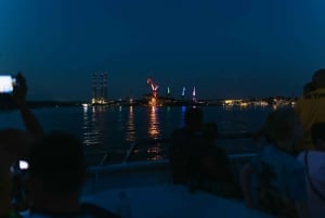 Pula: Eksklusivt delfin- og solnedgangskrydstogt med middag og drinks