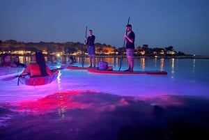 Pula: Tour transparente en kayak iluminado al atardecer/noche