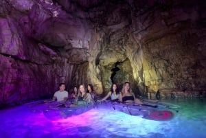 Pula: Tour transparente en kayak iluminado al atardecer/noche