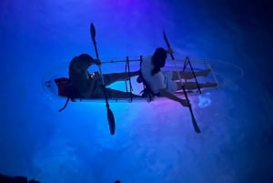 Pula: Tour transparente en kayak iluminado al atardecer/noche