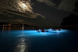 Pola: Tour serale e notturno in kayak trasparente illuminato