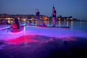 Pola: Tour serale e notturno in kayak trasparente illuminato