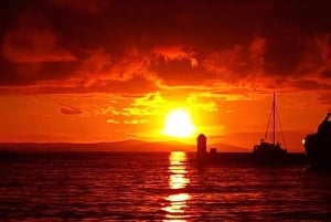 Croisière romantique au coucher du soleil en hors-bord depuis Zadar