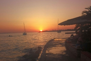 Romántica excursión al atardecer por Zadar con bebidas incluidas.