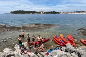 Ровинь: BUBA-KAYAK TOURS, сноркелинг, прыжки с утеса и напитки