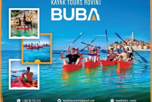 Rovinj: BUBA KAYAK TOURS: snorkelen, springen, gratis drankjes en foto's