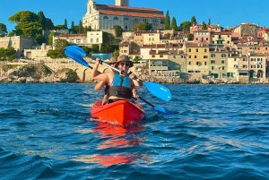 Rovinj: BUBA KAYAK TOURS: snorkelen, springen, gratis drankjes en foto's