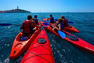 Rovinj: BUBA KAYAK TOURS: snorkelen, springen, gratis drankjes en foto's
