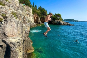 Rovinj: BUBA KAYAK TOURS: snorkelen, springen, gratis drankjes en foto's