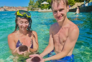 Rovinj: BUBA KAYAK TOURS: snorkelen, springen, gratis drankjes en foto's