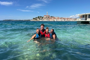 Rovinj: BUBA KAYAK TOURS: snorkelen, springen, gratis drankjes en foto's