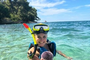 Rovinj: BUBA KAYAK TOURS: snorkelen, springen, gratis drankjes en foto's