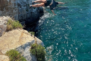Rovinj: BUBA KAYAK TOURS: snorkelen, springen, gratis drankjes en foto's