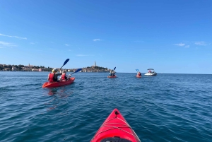 Rovinj: BUBA KAYAK TOURS: snorkelen, springen, gratis drankjes en foto's